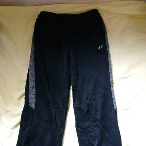 Russel XXL 18 Black/Gray Athletic Pants (Boys)